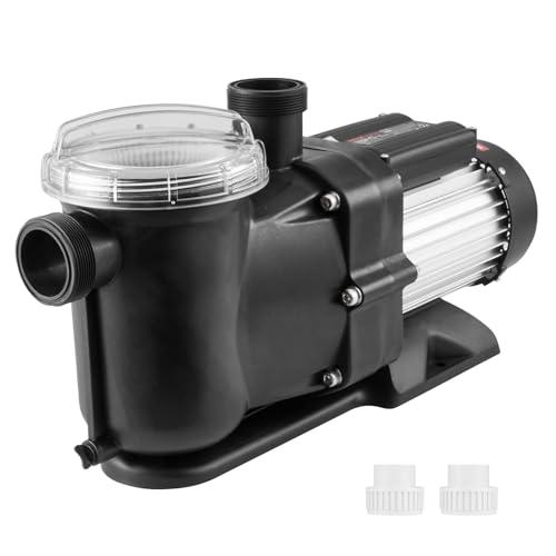 VEVOR Pompa per piscina fuori terra 1200W, 100 GPM, 2850 RPM