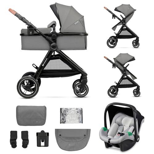 Kinderkraft ESME Trio Passeggino 3 in 1 Grigio