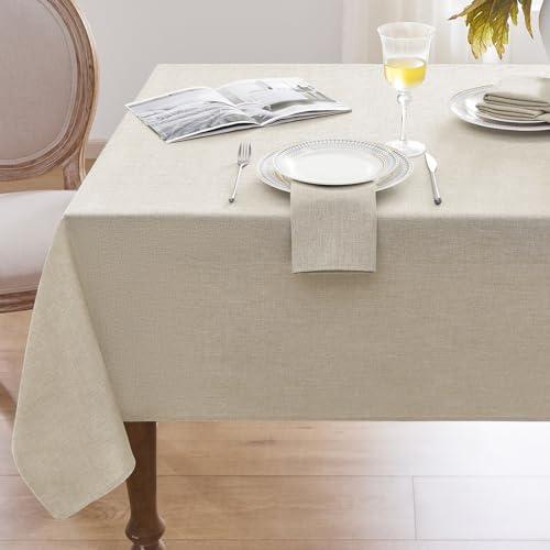 Softalker Tovaglia Autunnale Antimacchia Rettangolare Beige 240 x 140 cm