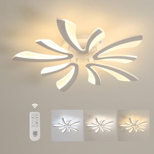 Comely Plafoniera LED Dimmerabile da Soffitto - 48W, 5400LM, 3000K-6500K, Ø70cm