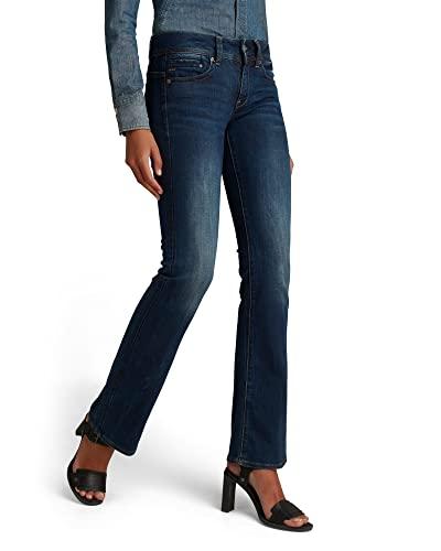 G-Star Raw Midge Bootcut Jeans Donna, Blu (Dk Aged D01896-6553-89), 27W / 32L