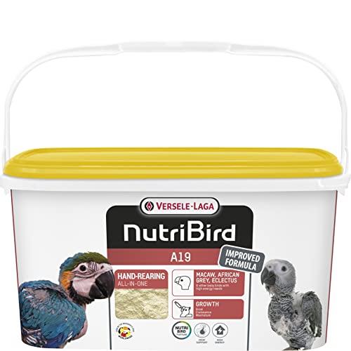 VERSELE-LAGA - NutriBird A19 - Pappa da imbecco alla mano per piccoli di pappagallo - Ara, cenerini ed ecletto - Energia - 3kg