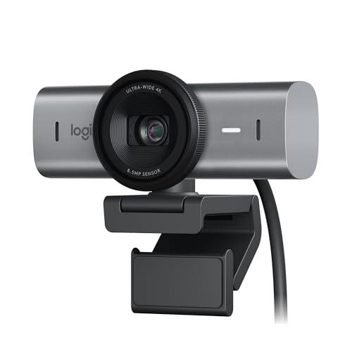 Logitech MX Brio Webcam Ultra HD 4K per Streaming e Videoconferenza