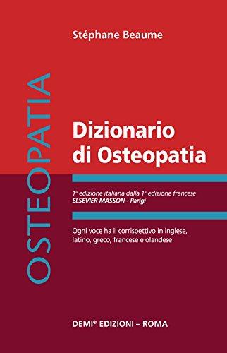 Dizionario di Osteopatia