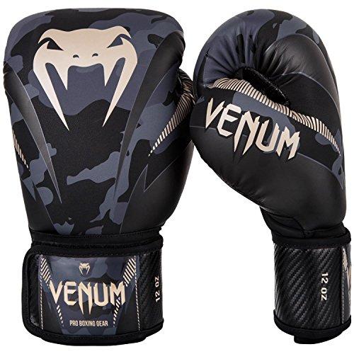 Venum Impact, Guanti da Boxe Uomo, Camuffamento/Sabbia, 14oz