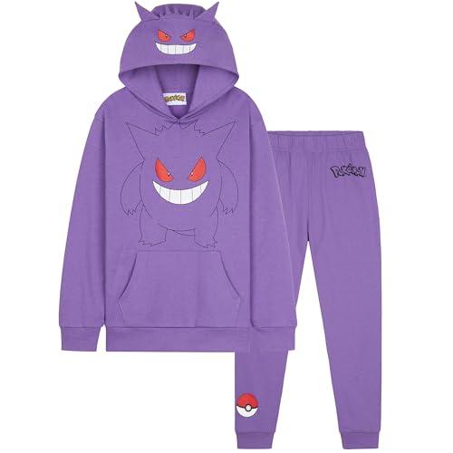 Tuta Pokémon Bambino e Adolescente con Felpa e Pantaloni - Viola Gengar
