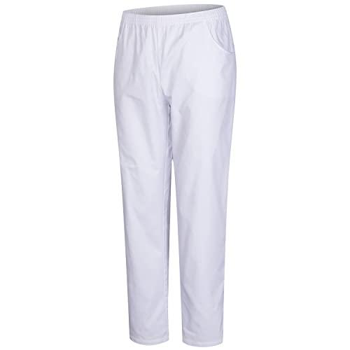 MISEMIYA - Pantaloni da Lavoro Unisex Elasticizzati - Pantaloni Sanitari Unisex - Uniformi Mediche Sanitarie - Pantaloni da Lavoro 8312 - Bianco