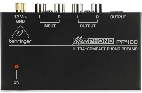 BEHRINGER PP400 - Preamplificatore Phono Ultra-Compatto