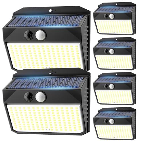 SIGRILL Luce Solare LED Esterno con Sensore di Movimento, 150 LED, IP65 Impermeabile