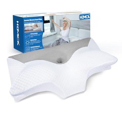 HOMCA Cuscino Cervicale Ortopedico in Memory Foam