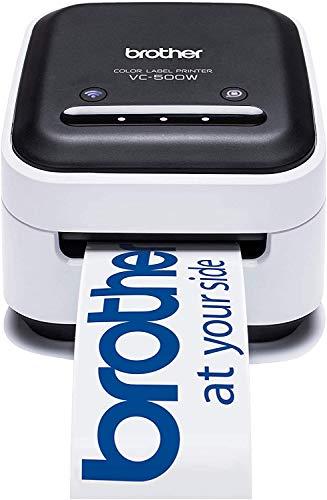 Brother VC-500W Stampante di Etichette a Colori con Tecnologia ZINK Zero Ink