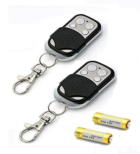 Enterelettronics 2 Telecomandi Universali per Cancello 433,92MHz + 2 Batterie Omaggio