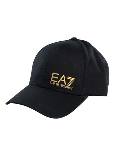 Cappello da baseball Emporio Armani EA7 nero/oro