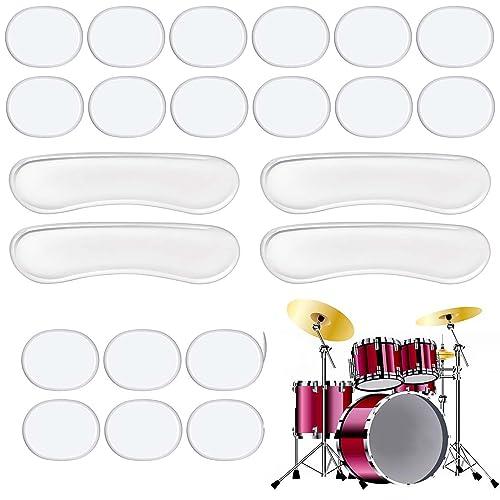 Gel Smorzatori per Batteria (22 Pezzi) - Controllo Tono e Silenziamento