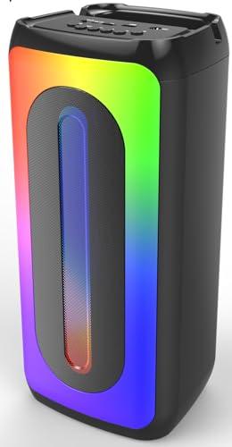 Majestic FLAME 2 PRO - Party Speaker Bluetooth con Effetti Luce e Microfono