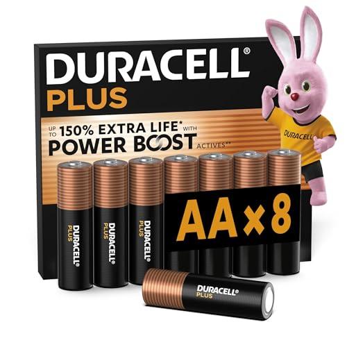 Duracell Plus AA - Confezione da 8 Batterie Alcaline