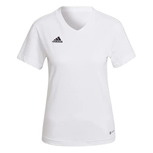 Adidas Entrada 22 T-Shirt Donna Bianco