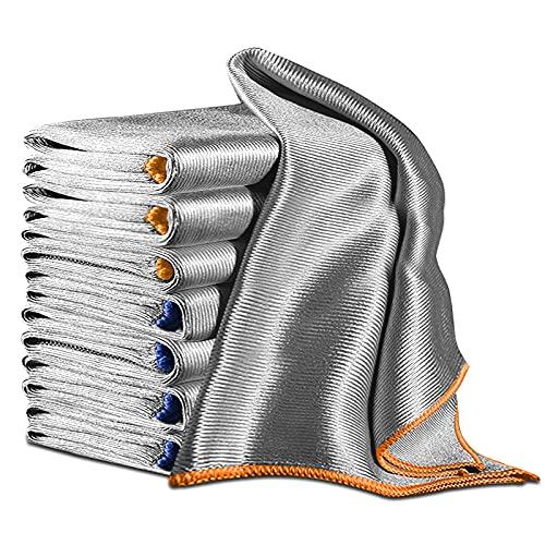 Airlab Panni Magic Microfibra - Set da 8 Panni Multiuso per Pulizia Senza Aloni