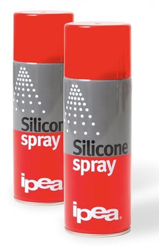 IPEA 2x Spray al Silicone Multiuso 400ml (800ml Totali)