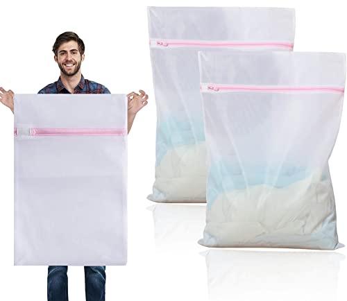 Dmjia Sacchetti Lavatrice 60 x 90 CM, 2 Pezzi Retina per Lavatrice Extra Large