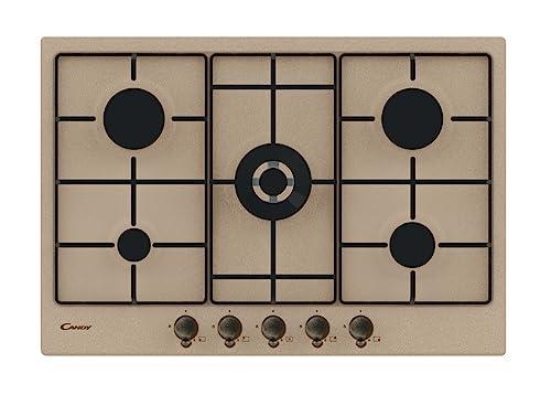 Candy CHW7AV4WGT Piano Cottura a Gas 5 Fuochi Avena