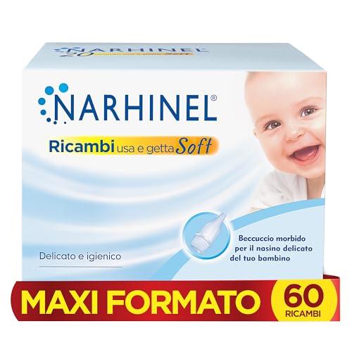 Narhinel Ricambi per Aspiratore Nasale Maxi Formato 60 Pezzi