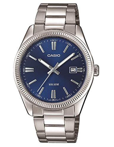 Casio Orologio Analogico Quarzo Uomo con Cinturino in Acciaio Inox MTP-1302PD-2AVEF