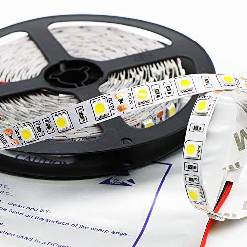 Striscia LED Kebinfen® 5m, SMD 5050 Bianca Naturale 4000K