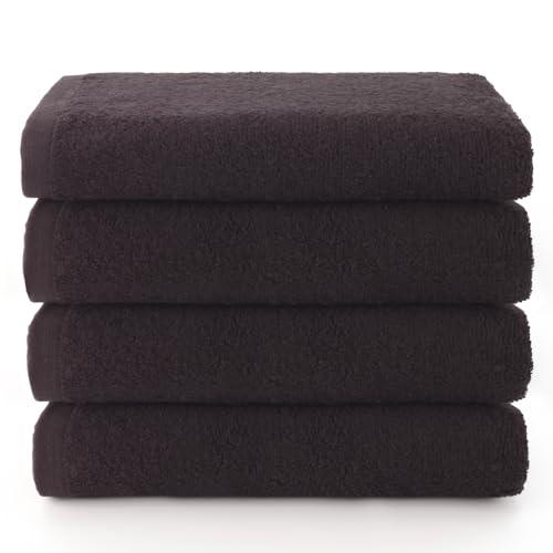 Top Towel Plus - Set 4 Asciugamani Bidet/Viso in Cotone 100%