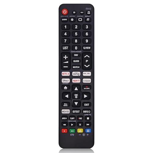 FOXRMT Sostitutivo Telecomando LG Universale TV, Compatibile con tutte le LG Smart TV LED LCD HDTV 3D 4K,con Netflix, RakutenTV, LG Channels and Disney streaming buttons
