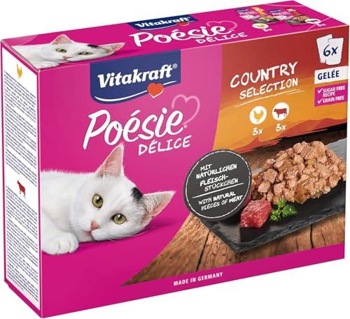 Vitakraft Poésie Délices Country Selection Pollo e Manzo in Gelée