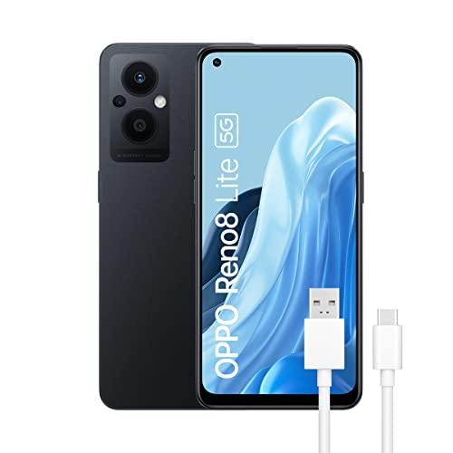 OPPO Reno 8 Lite 5G Nero: Smartphone con Fotocamera 64MP e Ricarica Rapida