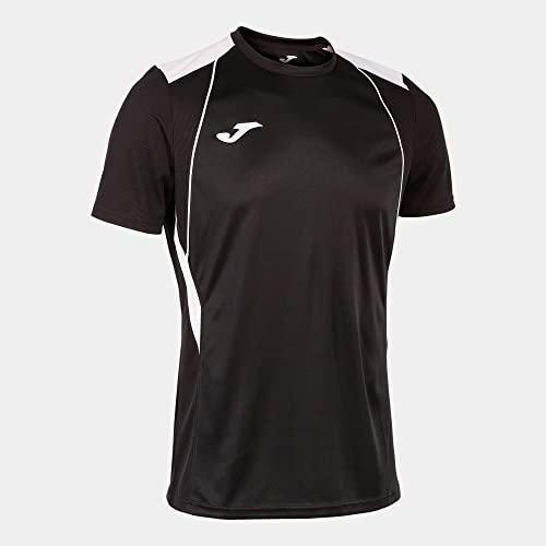 Maglia a Manica Corta Uomo Championship VII Nero Bianco - Erreà