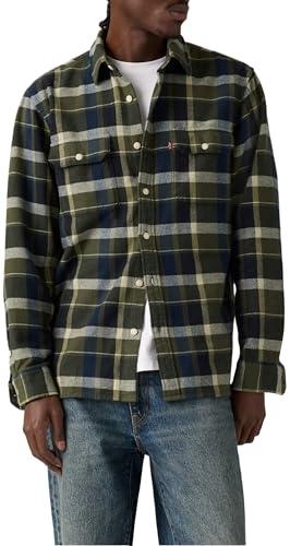Levi's Jackson Worker Camicia Button-Down, Medina Plaid Deep De