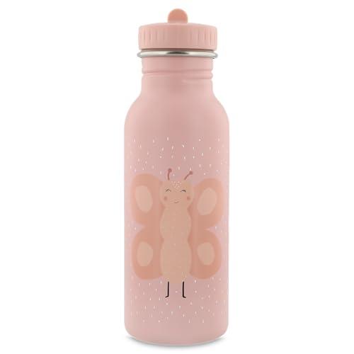 Trixie - Borraccia per bambini in acciaio inossidabile 500 ml - Mrs. Farfalla