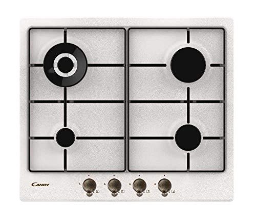 Piano Cottura Candy CHW6BRAV4WGT - 4 Fuochi a Gas, Avena