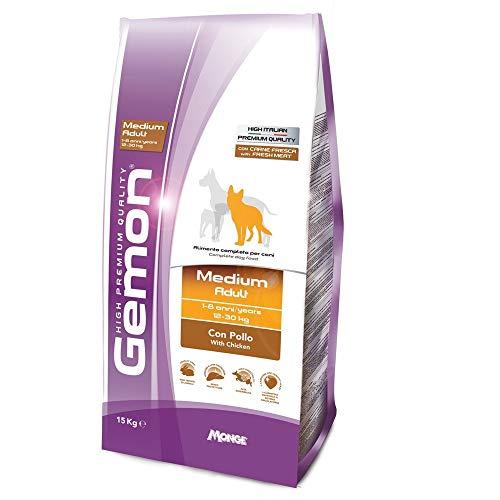 Gemon Medium Adult Pollo 15kg + Omaggio Nutri Poop (80 Strappi)