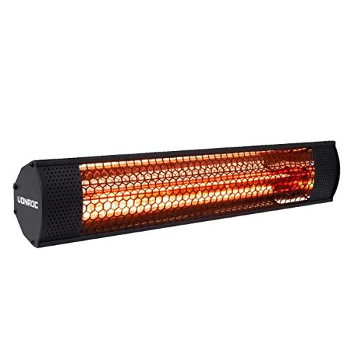 VONROC Stufa Riscaldante a Infrarossi 2000W - Marsili Compact