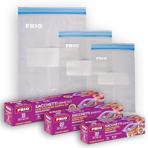 FRIO Set 65 sacchetti ermetici per alimenti