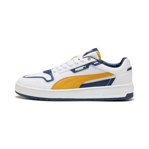 PUMA Court Classic Street, Scarpe da Ginnastica Unisex-Adulto, Bianco Archivio Oro Blu Persiano