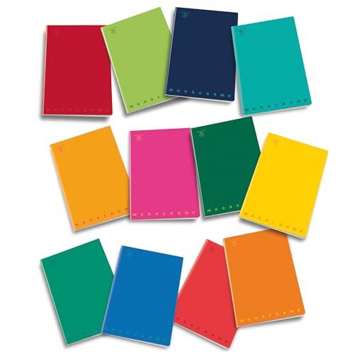 Zeszyt A5 Pigna Monocromo w kratke 42 kartki mix kolorów