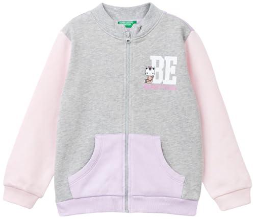 United Colors of Benetton Giacca Felpa Donna con Glitter