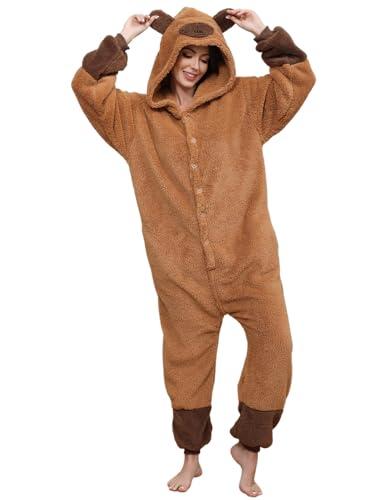 Pigiama Intero Adulto Cosplay Animale Luojida: Morbido, Caldo e Divertente