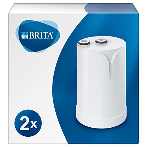 BRITA On Tap HF Pack 2, due cartucce filtranti acqua, ricambio filtro acqua compatibile BRITA On Tap, 1051014
