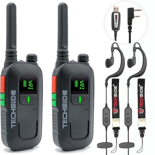 Techside TS-T2: Coppia di Ricetrasmittenti PMR446 Professionali