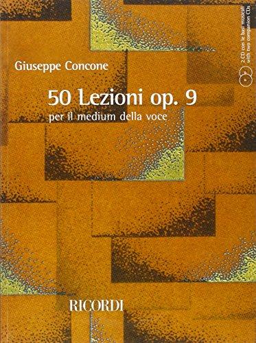 50 Lezioni Op. 9 Chant + CD - Giuseppe Concone