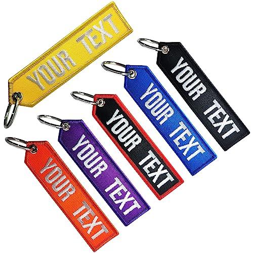 Portachiavi Personalizzato Misscase Ricamato con Testo - Arrow