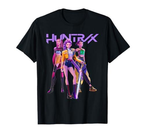 Maglietta KPOP Demon Hunters Huntrix Huntr/X Band Pose Back
