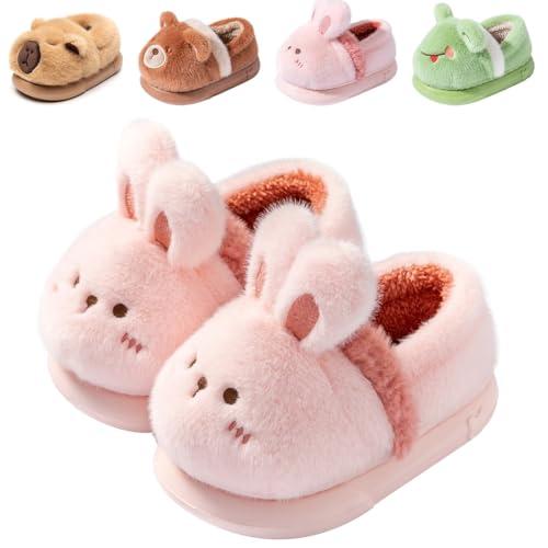 DRECAGE Pantofole Invernali per Bambini - Coniglietto Rosa