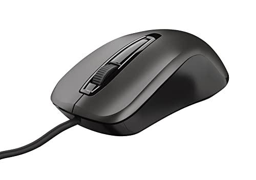 Trust Carve Mouse USB con Filo Nero